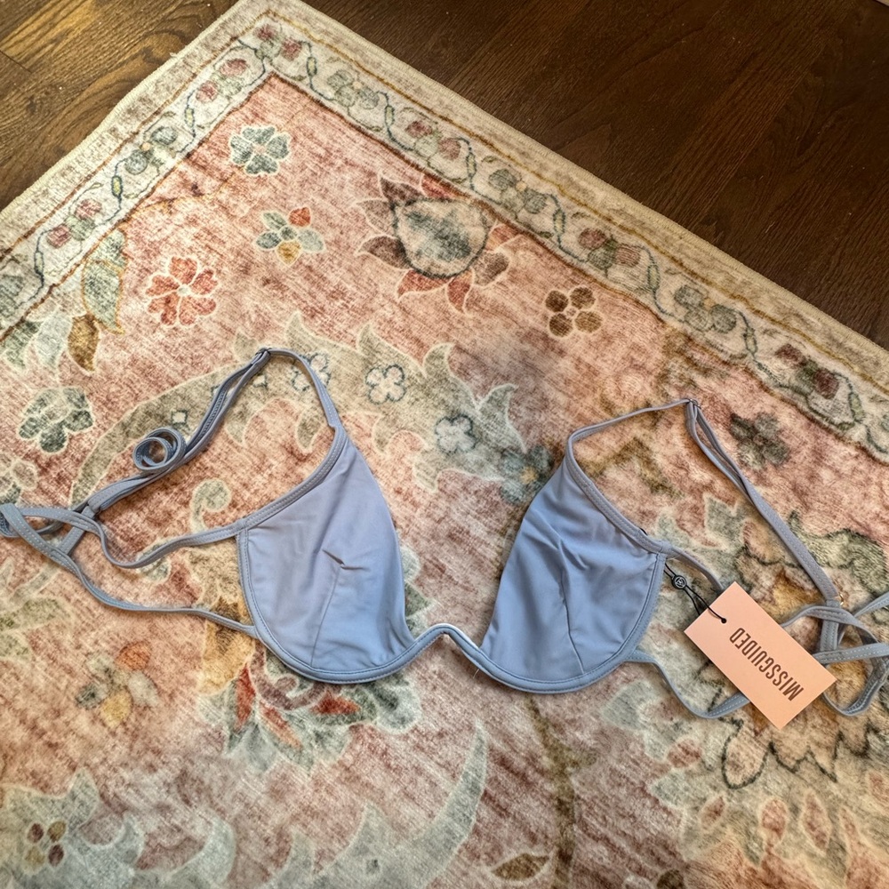 Missguided Light Blue Bikini